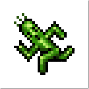 Final Fantasy Cactuar Sprite Posters and Art